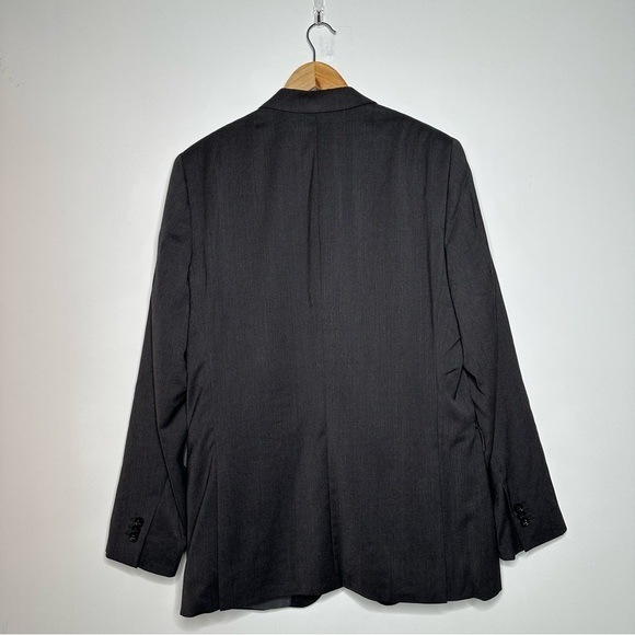 Banana Republic Lanificio Fratelli Cerutti Grey Wool Tailored Fit Blazer 42R - Picture 2 of 10